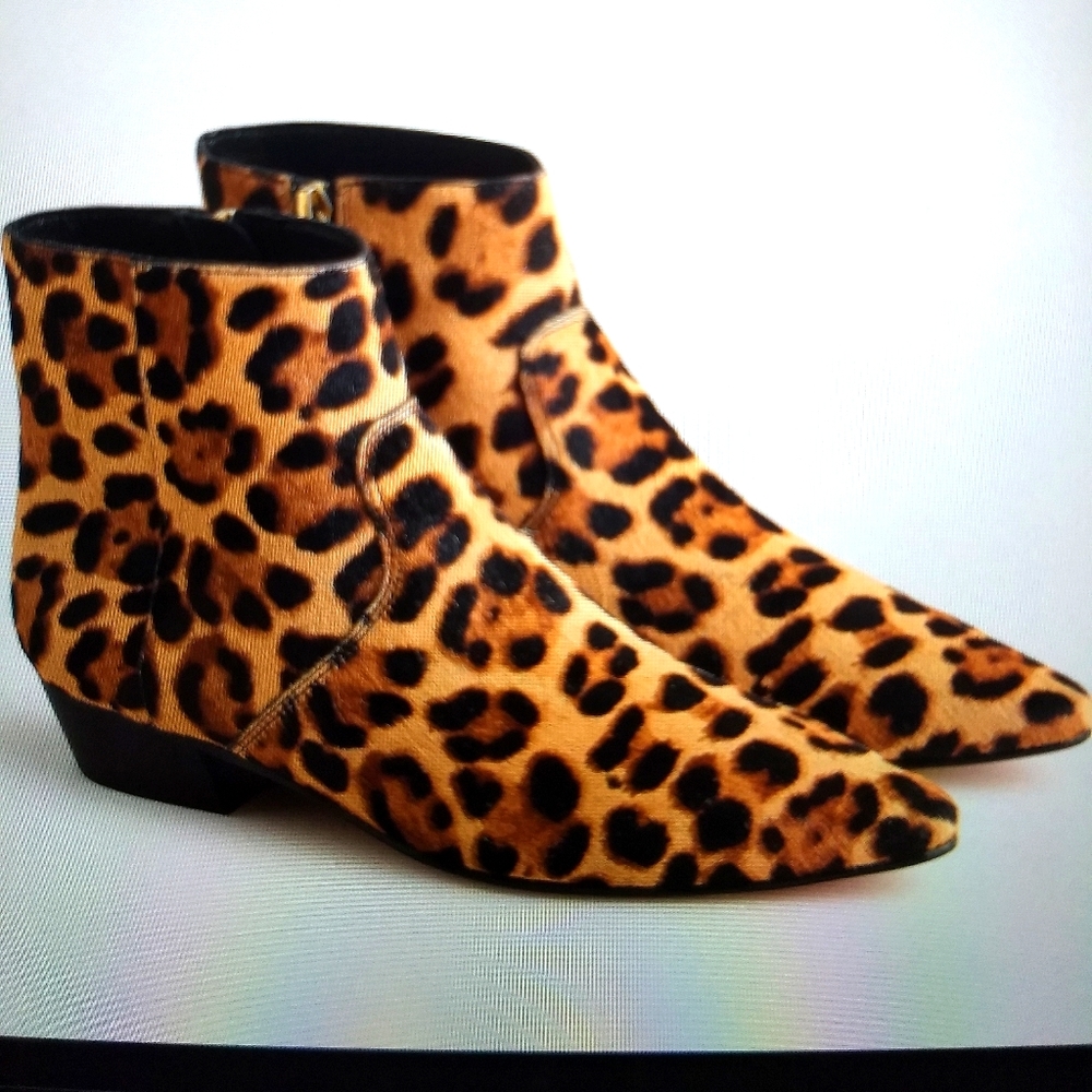 J. Crew Haircalf Pointy Ankle Boot AJ153